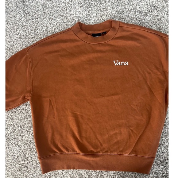 Vans Off The Wall Crewneck Sweatshirt Graphic Print Pullover Top Medium - Picture 2 of 8